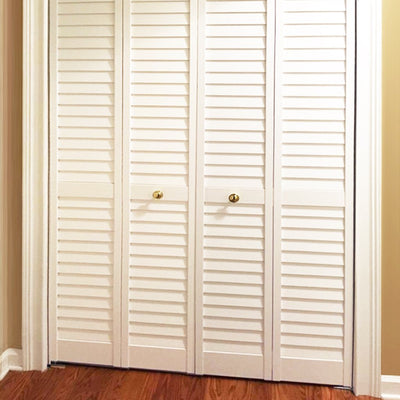 Customer Share - Plantation White Louver Louver Bi-Fold Doors