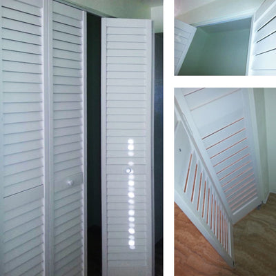 Customer Share - Plantation White Louver Louver Bi-Fold Doors