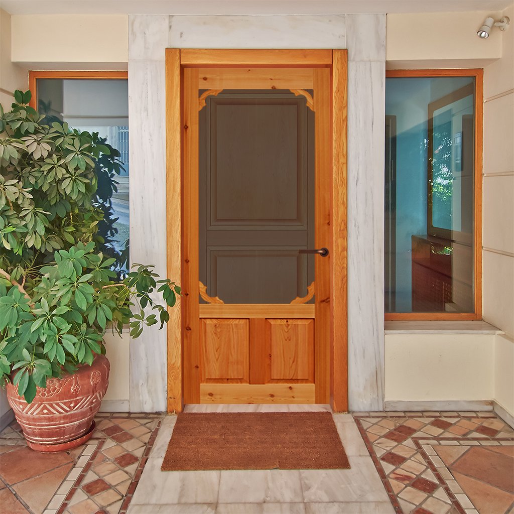 Screen/Storm Door Cedar Woodland2 – kimberlybaydoors, image size:1024x1024