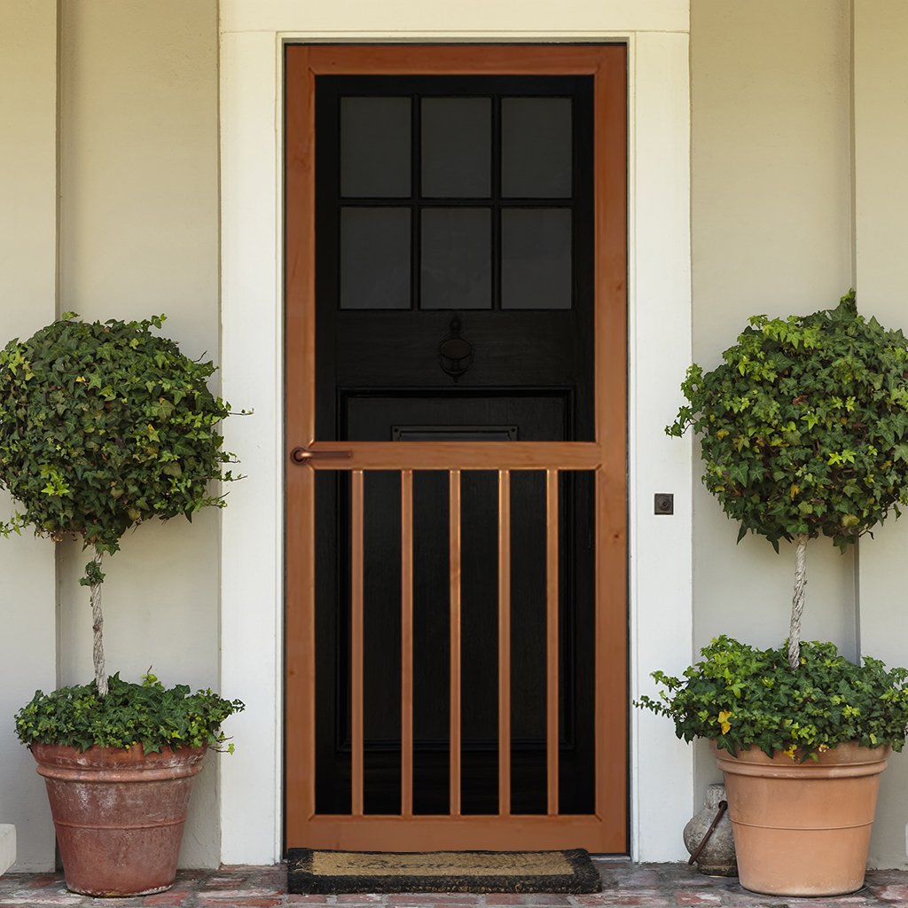Screen Door Wood ACQ Treated 5-Bar Stainable – kimberlybaydoors, image size:1024x1024